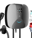 NOEIFEVO Wallbox 11kW mit APP & RFID – 3-Phasiges Typ 2 EV-Ladegerät 400V, 6–16 A, 5M Kabel mit Kabelhalter – RCD Typ B & IP67,Einstellung Startzeiteffiziente Ladestation für Zuhause für BEV PHEV