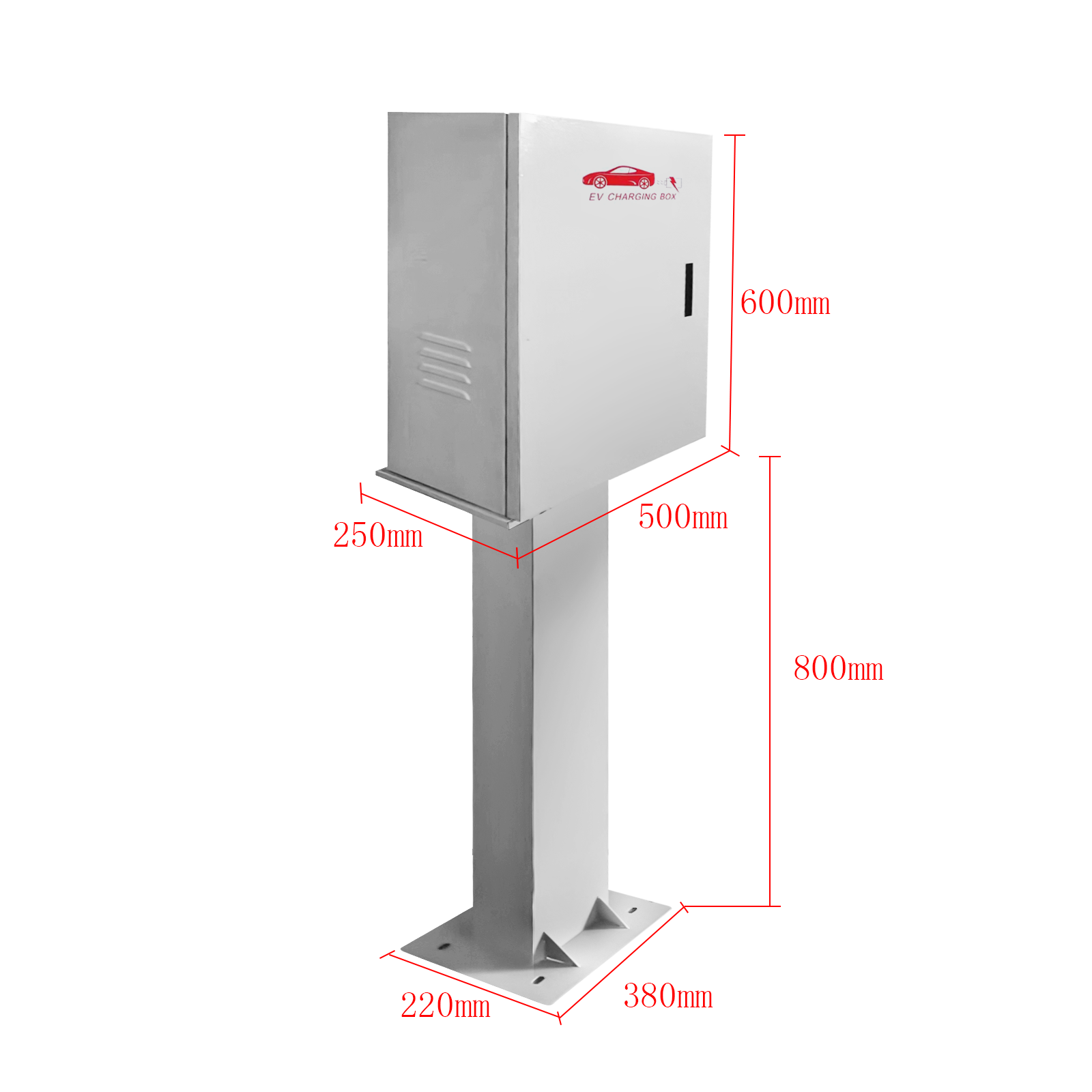 NOEIFEVO EV Wallbox Caja protectora , apta para varios cargadores de vehículos eléctricos, gancho para almacenamiento, a prueba de robo, protegida contra la lluvia y el polvo