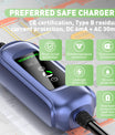 Noeifevo Cargador de batería de coche para todos los vehículos de tipo 2 , 11KW CEE16A 5M/10M/15M Cable de carga rápida de energía