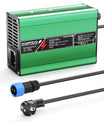 NOEIFEVO 21V 2A 3A 4A 5A Carregador de Lítio para Baterias Li-Ion Lipo 5S 18,5V, Ventilador de Refrigeração, Desligamento Automático (VERDE)