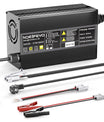 Noeifevo 29,2 V 20A LiFePO4 bateria de Carregador para bateria de lítio 24 V 25,6 V, ativação de 0 V BMS, desligamento automático com proteção total