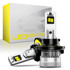 NOEIFEVO H13 Auto Koplamp, 40.000 Lumen, 200W, 6500K Wit, IP68 Waterdicht, 100.000 Uur Levensduur, Dim- en Hoogbeam