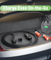 10Meters 11KW Type 2 16A 3 Phase Mobile EV Charging Station EV Wallbox, CEE 16A Plug, Schuko Plug for Traveling