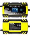 12V 8A / 24V 4A auton akkulaturi, pulssikorjauslaturi kaikille 12V ja 24V lyijyhappo-, AGM-, GEL- ja syväpurkausakuille