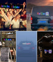 NOEIFEVO bilbelysning, LED-ögon för lastbilar, programmerbar LED-rullande textdisplay för bilar och lastbilar, text, graffiti, unikt fordonsemblemljus