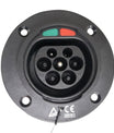 Noeifevo Type 2 stopcontact voor elektrische voertuigen, 16A/32A 1 fase/3 fase EV-laadcontactdoos