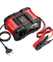 NOEIFEVO 20A Bilbatterilader, 12V 24V Blysyre AGM LiFePO4 Batterilader, KØRETØJSLADER, intelligent batterilader med temperaturkompensation til biler, lastbiler, motorcykler, plæneklippere