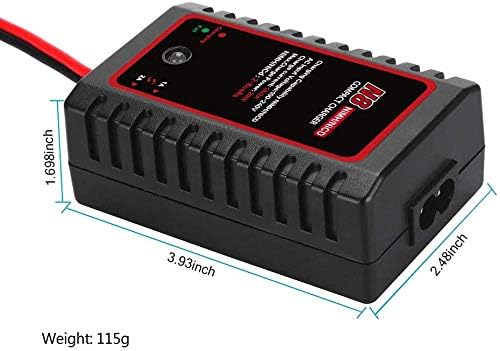 N8 Slimme NiMH / NiCD Acculader voor 2-8s 2.4V 3.6V 4.8V 6V 7.2V 8.4V 9.6V Accu voor Airsoft, RC Auto, Boot, Drone, met Standaard / Mini Tamiya Aansluiting