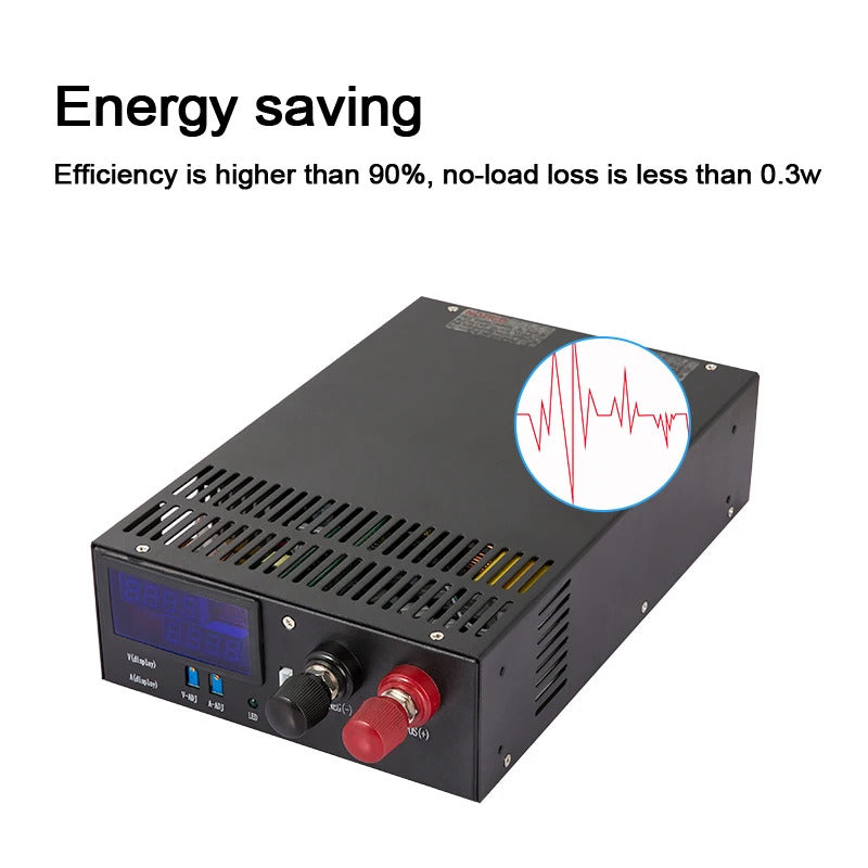 NOEIFEVO 12V 24V 36V 48V 60V 80V 110V Spanningsinstelbare Universele Oplaadapparaat, 200A 125A 50A 27A Stroominstelbaar, CC/CV Laden, Lithium Lipo LiFePO4 Loodzuuraccu Hoge Stroomvoorziening