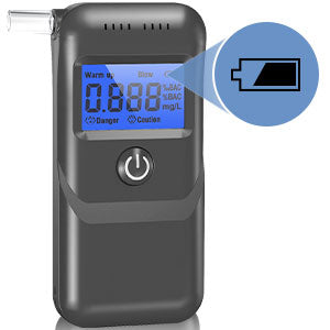 NOEIFEVO Alcoholtester, Professionele Ademtester met Digitale Blauwe LCD-Display, Ademalcoholtester met Hoge Nauwkeurigheid voor Persoonlijk en Professioneel Gebruik Thuis.