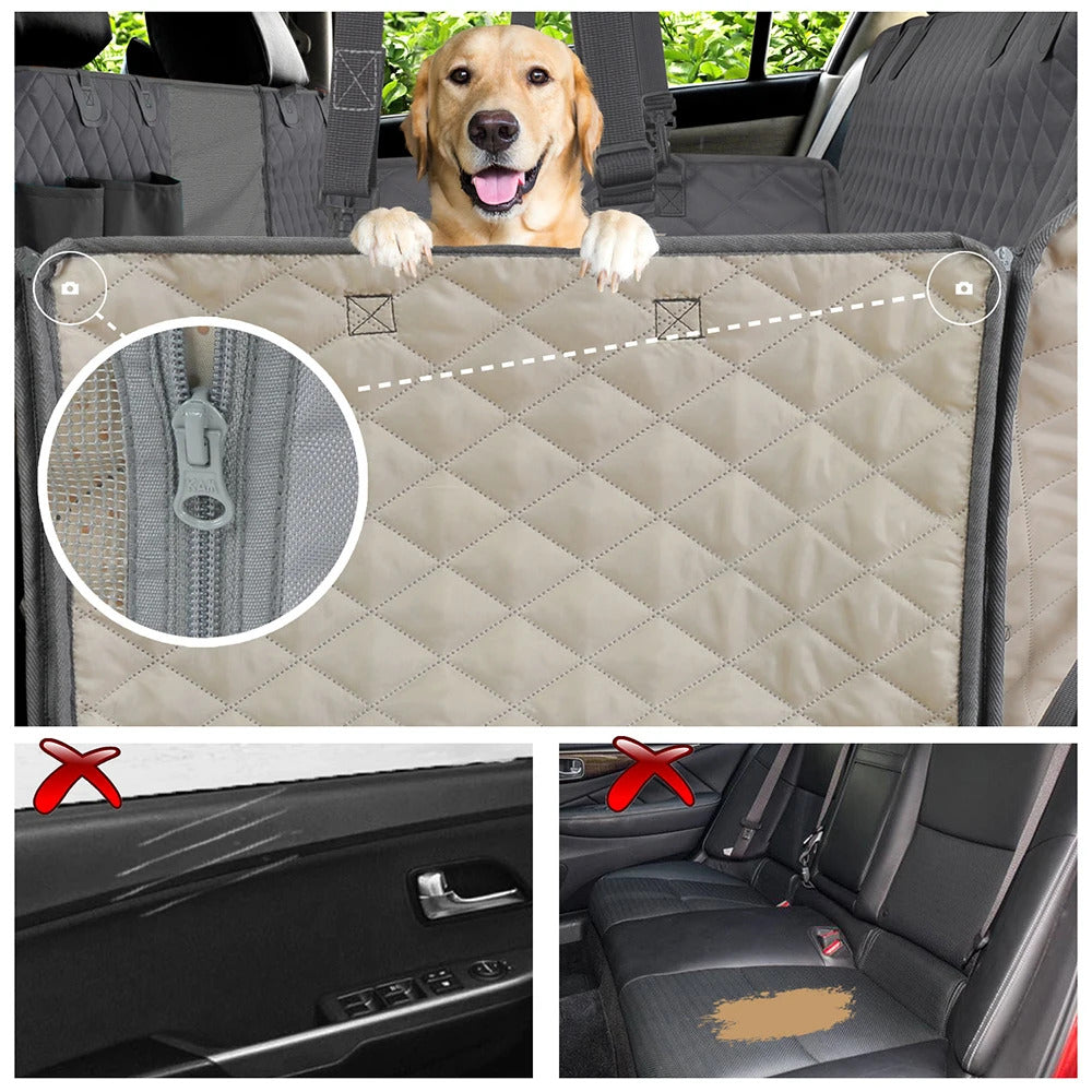 NOEIFEVO CA01 Pet Car Back Seat Protector, vattentät Pet Car Back Seat Matta för alla fordon