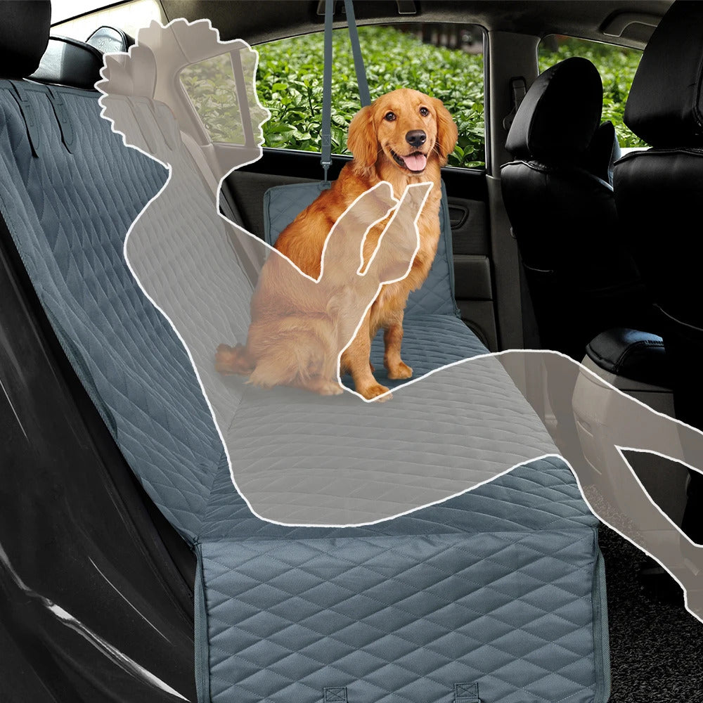 NOEIFEVO CA01 Protector del asiento trasero del coche para mascotas, alfombrilla impermeable para el asiento trasero del coche para todos los vehículos