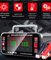 12 10A / 24V 5A Carregador de bateria de carro totalmente automático Carregador de bateria de carro com reparo por pulso inteligente Carregador de bateria de motocicleta