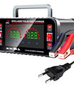12 10A / 24V 5A Carregador de bateria de carro totalmente automático Carregador de bateria de carro com reparo por pulso inteligente Carregador de bateria de motocicleta