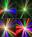 80W RGBW LED Moving Head Partylicht, 4-in-1 Mini Sechsarmiger Beam Strobe Effekt, DJ Bar Bühnenbeleuchtung mit Fernbedienung, DMX 512 Unterstützung
