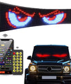 NOEIFEVO bilbelysning, LED-ögon för lastbilar, programmerbar LED-rullande textdisplay för bilar och lastbilar, text, graffiti, unikt fordonsemblemljus