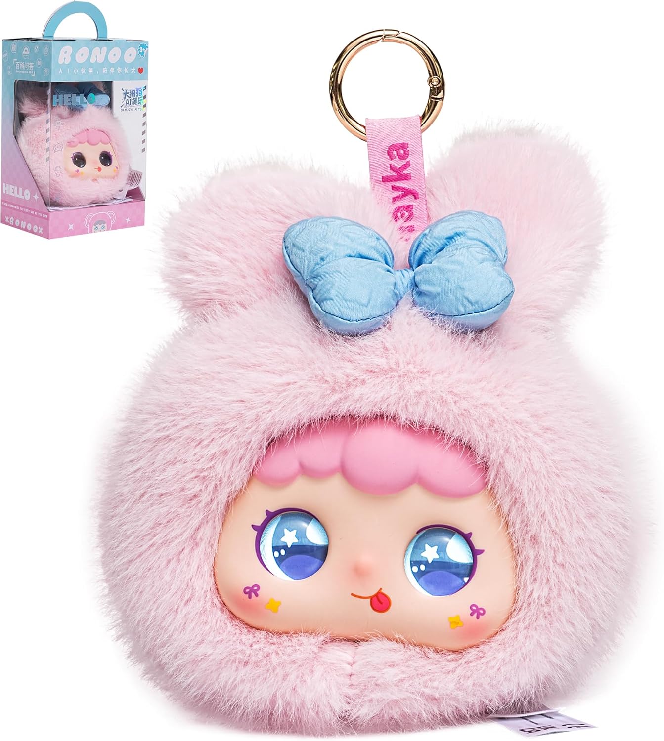 AI-gesteuertes Plüschtier mit ChatGPT – mehrsprachiger, emotionaler AI-Begleiter zum Kuscheln, interaktiver Lernassistent und Gedächtnistrainer für Kinder ab 3 Jahren, inklusive Eltern-App mit Chat-Zusammenfassung.