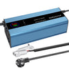 NOEIFEVO 10A זרם 42V-88.2V מתח מתכוונן Li-ion LiFePO4 מטען ליתיום עבור 36V 48V 60V 72V 84V סוללה