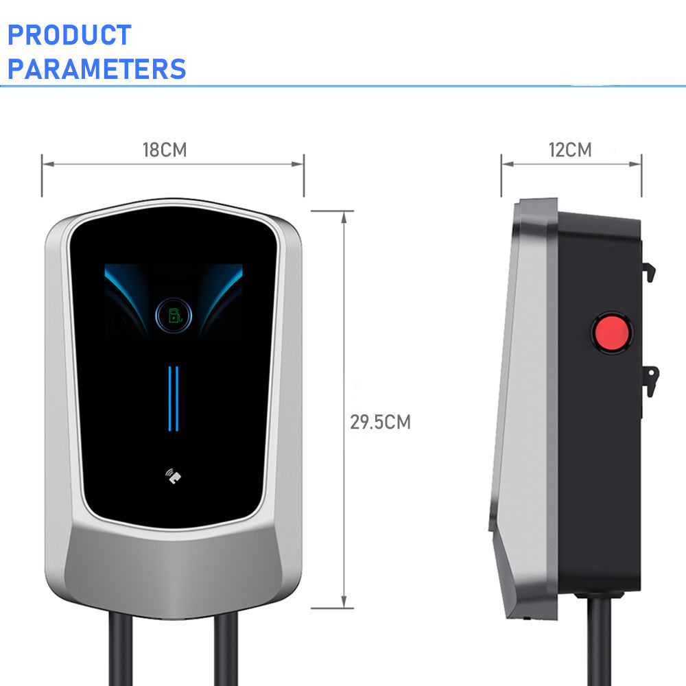 Noeifevo Q6 EV Estación de Carga Wallbox 11kW 16A Tipo 2 5M DC6mA RCD Protección